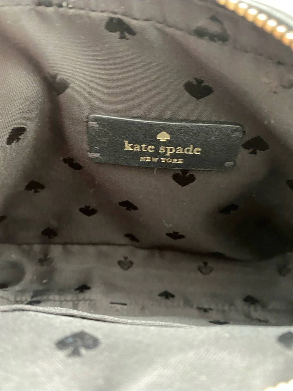 kate spade black quilted leather chain-strap crossbody